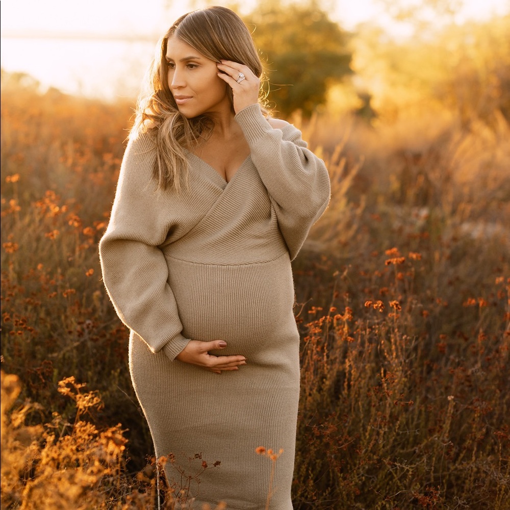 Hello Molly Olive Sweater Dress